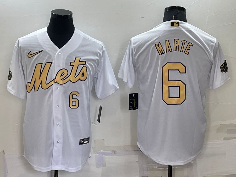 Men New York Mets #6 Marte White 2022 All Star Game Nike MLB Jersey->green bay packers->NFL Jersey